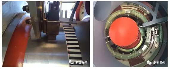 左邊是斑馬帶法，右邊是多齒齒輪法